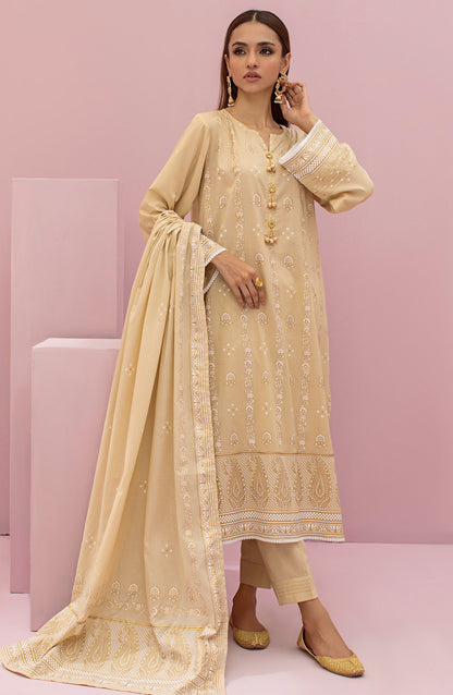 Orient - Unstitched 3 Piece Printed Lawn Shirt , Cambric Pant and Lawn Dupatta