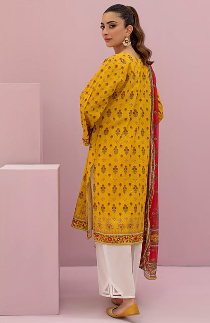 Orient - Unstitched 2 Piece Printed Lawn Shirt and Chiffon Dupatta