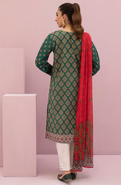 Orient - Unstitched 2 Piece Printed Lawn Shirt and Chiffon Dupatta