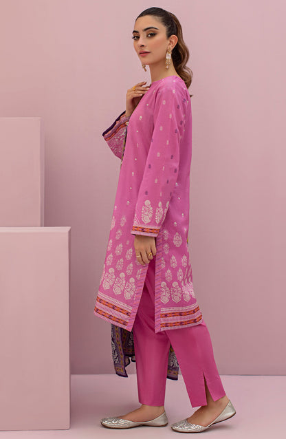 Orient - Unstitched 3 Piece Printed Lawn Shirt , Cambric Pant and Lawn Dupatta