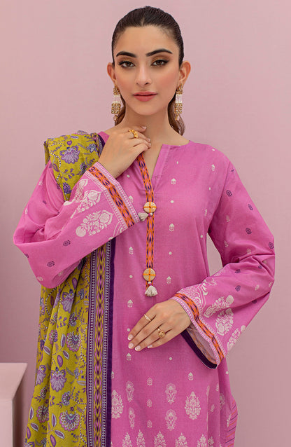 Orient - Unstitched 3 Piece Printed Lawn Shirt , Cambric Pant and Lawn Dupatta
