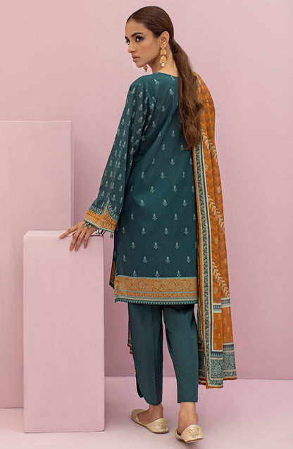 Orient - Unstitched 3 Piece Printed Lawn Shirt , Cambric Pant and Lawn Dupatta