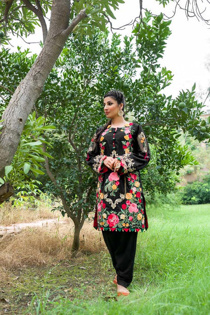 Adan's Libas - Citrine - Embroidered Lawn 2PC Unstitched