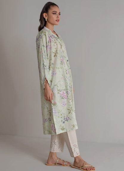 Light Green Printed Kurta