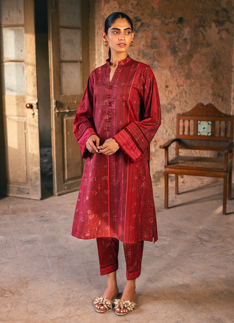 Red Printed CO-ORD Set