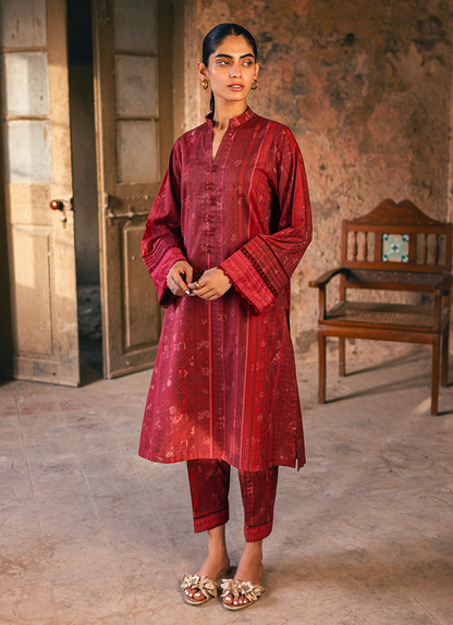 Red Printed CO-ORD Set