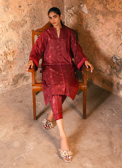 Red Printed CO-ORD Set