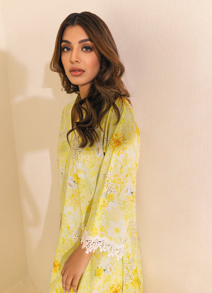 Yellow Floral Printed CO-ORD Set