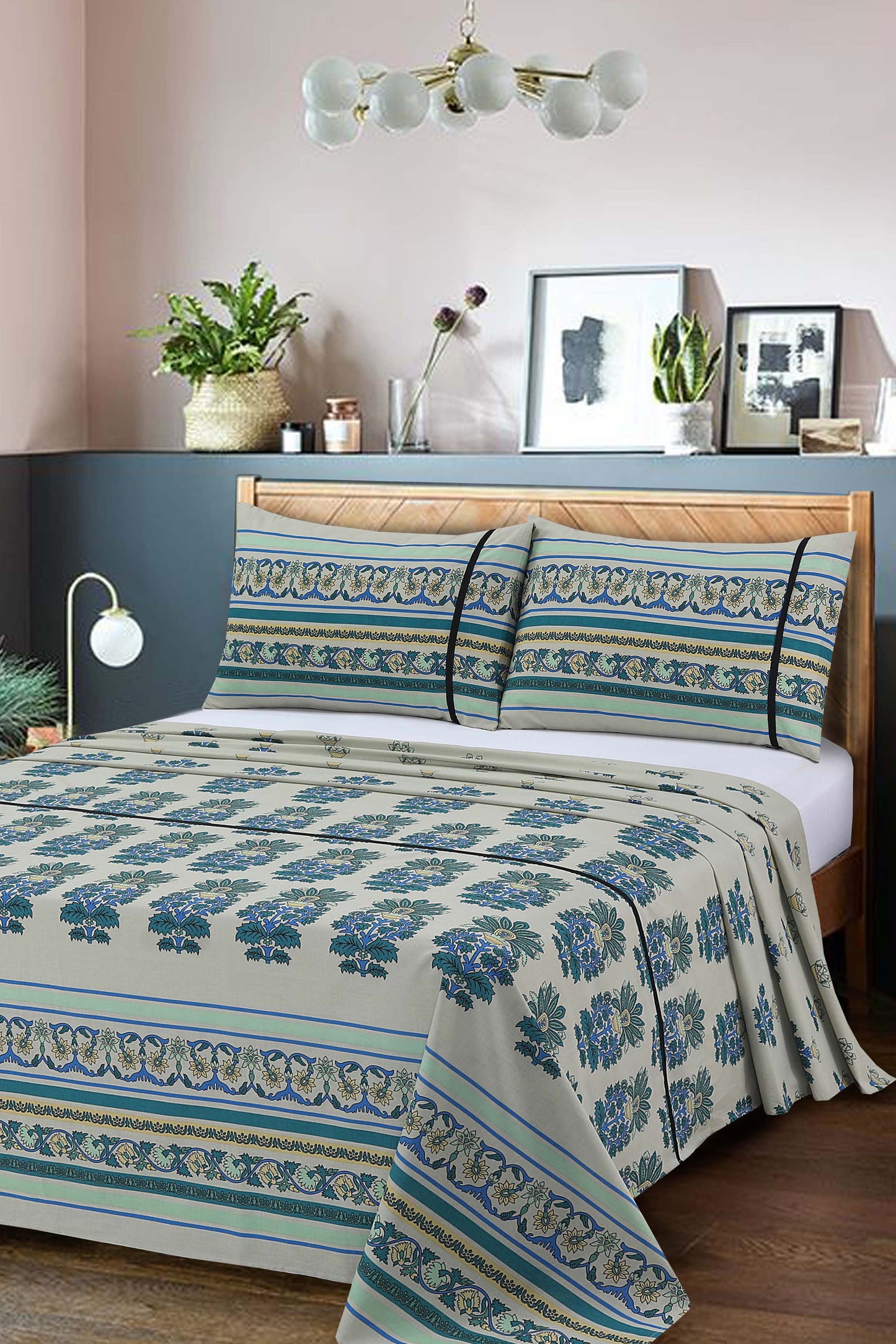 Nishat Linen - Indian Motifs Sheet Set