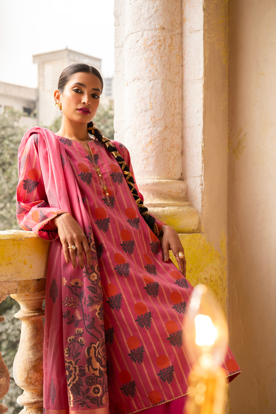 3 Pc Jacquard Outfit