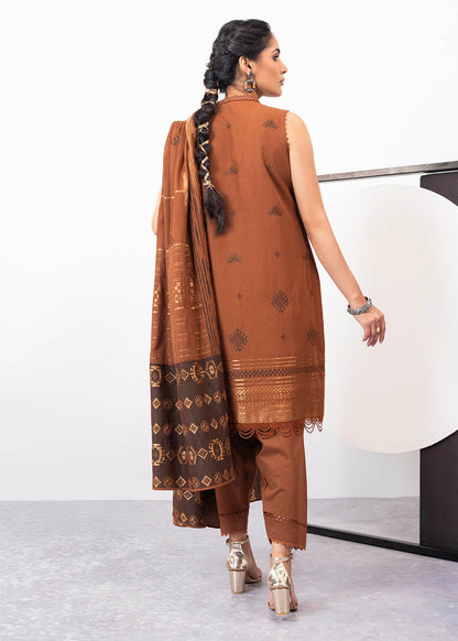 3 Pc Jacquard Suit With Jacquard Dupatta