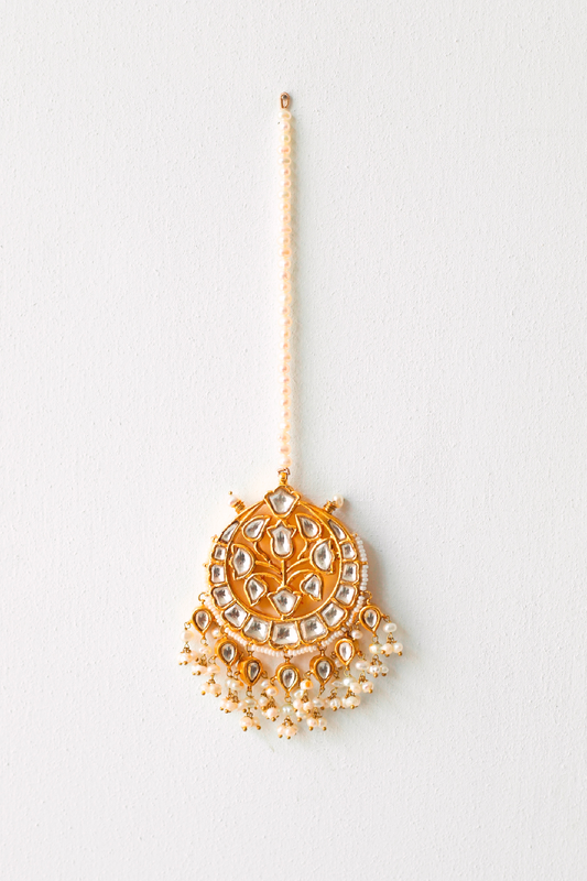 Gold plated Floral Teeka