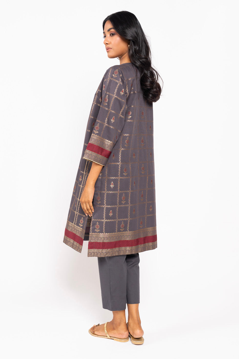 Printed Khaddar Kurti