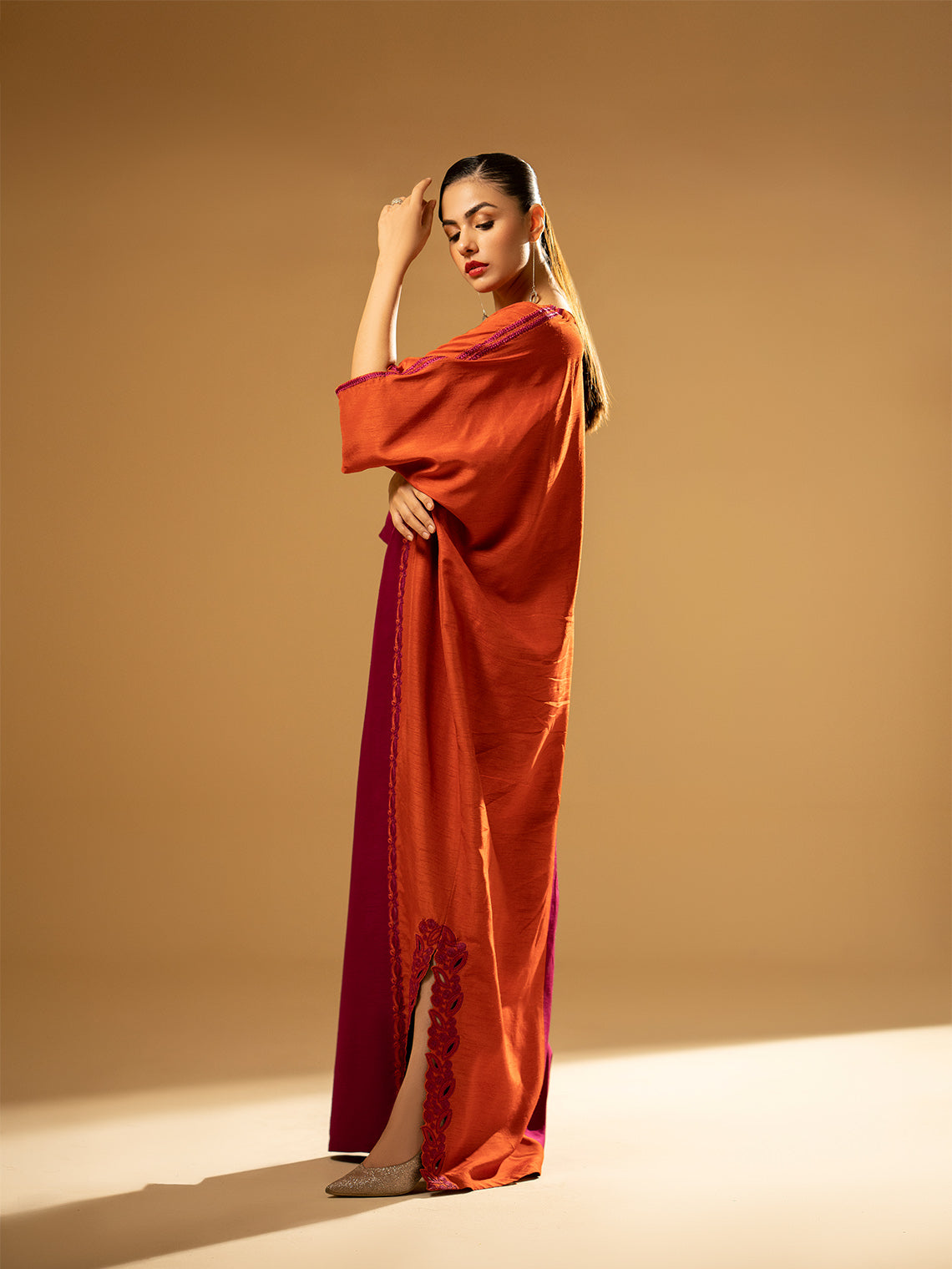 Split-Tone Kaftan