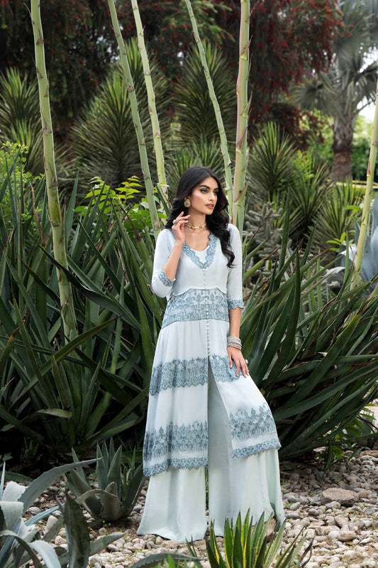 Nishat Linen - 2 Piece - Embroidered Suit - KFE23-84