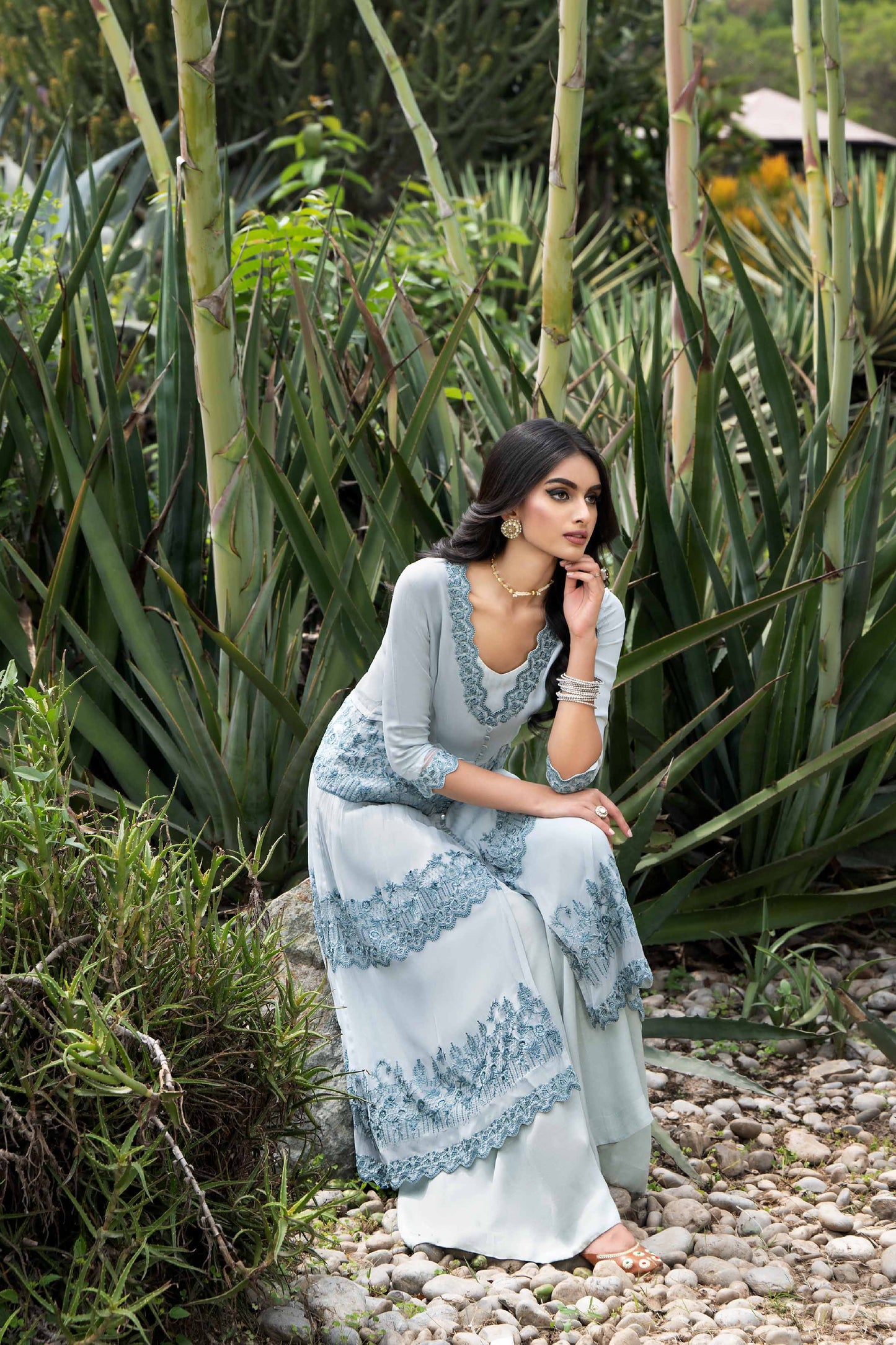 Nishat Linen - 2 Piece - Embroidered Suit - KFE23-84