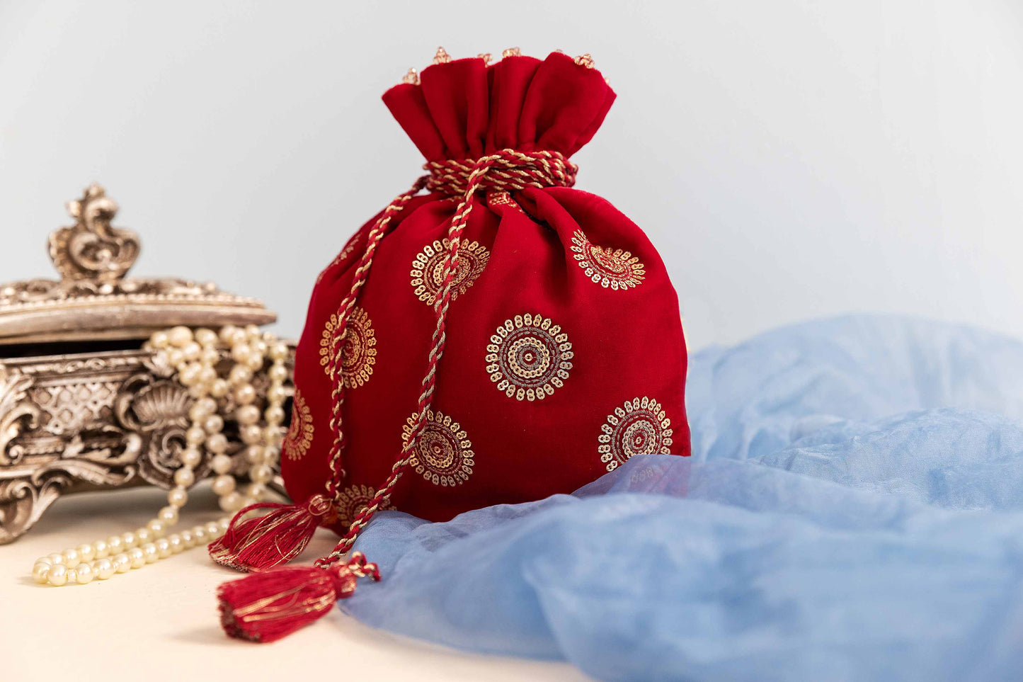 Nishat Linen - Embroidered Pouch - KFW23-100