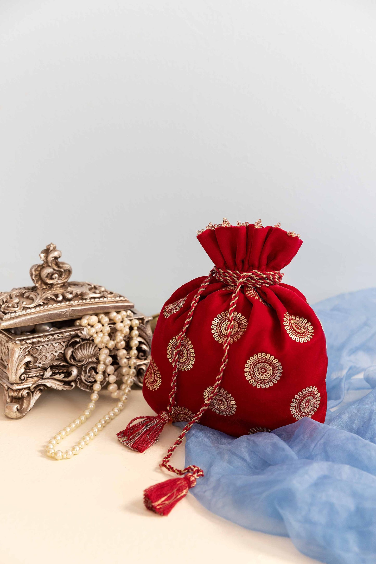 Nishat Linen - Embroidered Pouch - KFW23-100