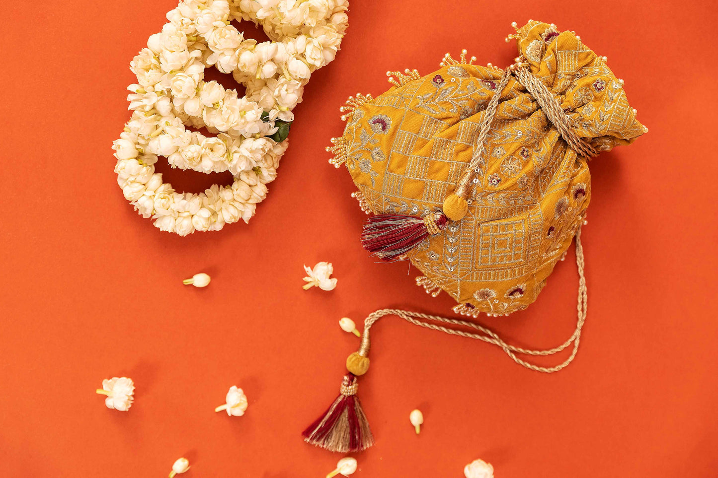 Nishat Linen - Embroidered Pouch - KFW23-94