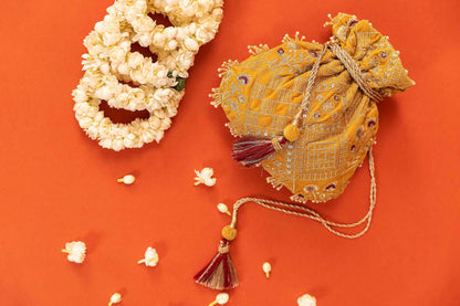 Nishat Linen - Embroidered Pouch - KFW23-94