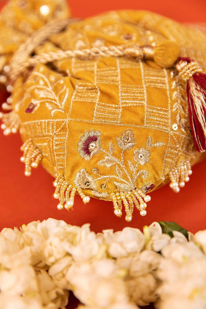 Nishat Linen - Embroidered Pouch - KFW23-94