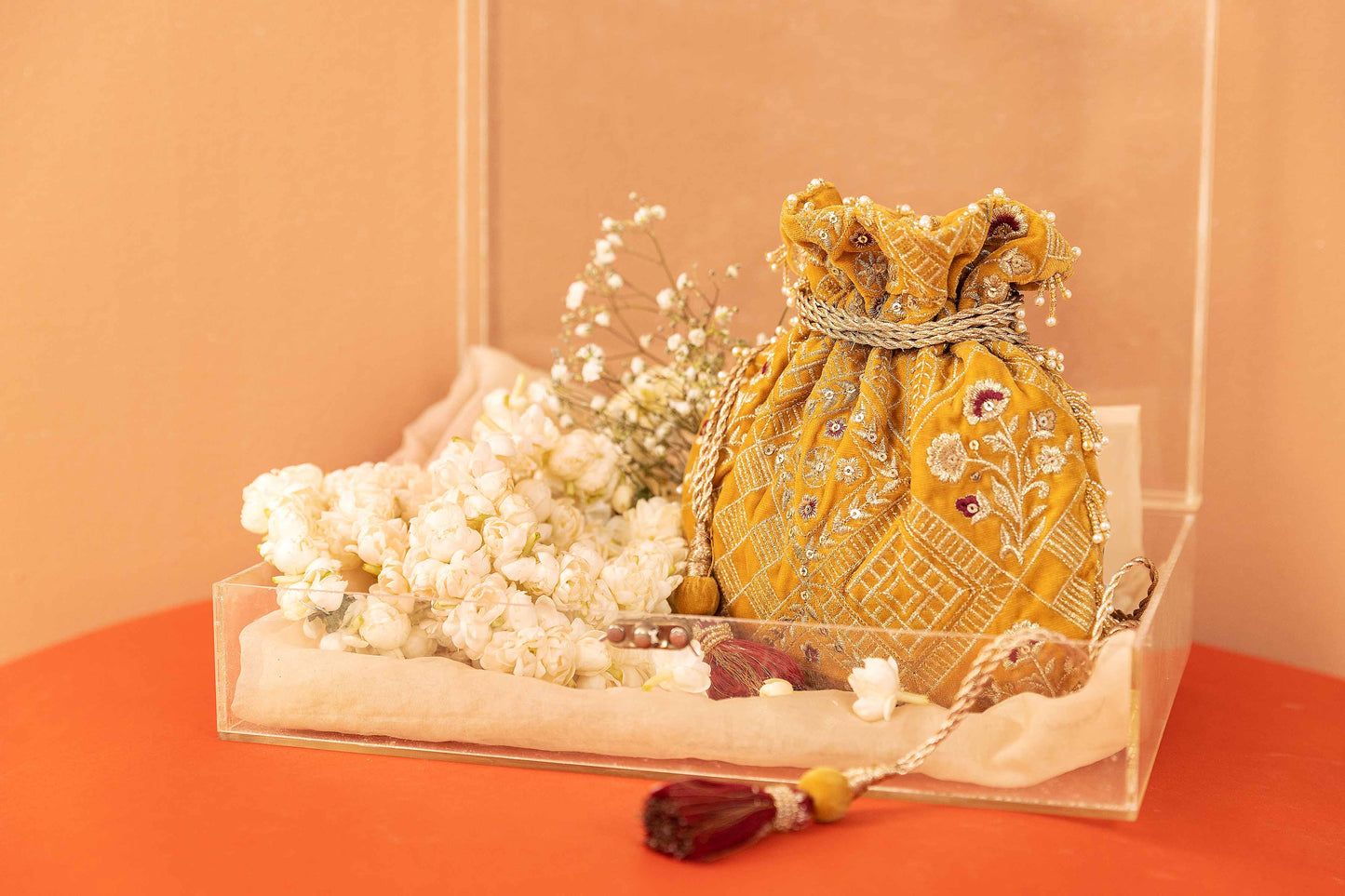 Nishat Linen - Embroidered Pouch - KFW23-94