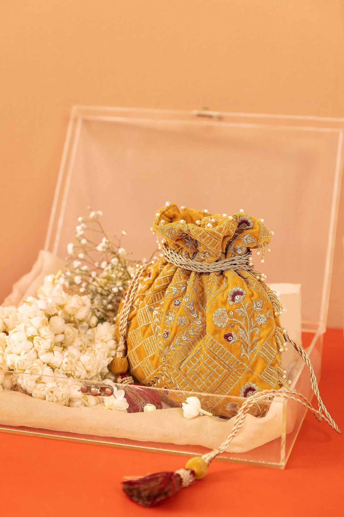 Nishat Linen - Embroidered Pouch - KFW23-94