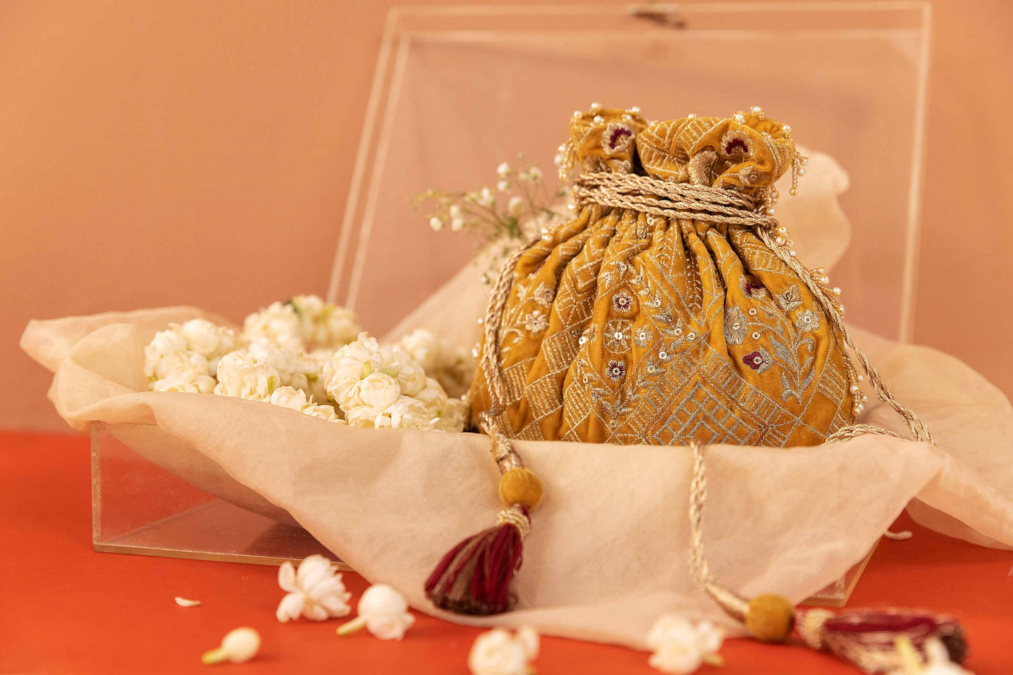 Nishat Linen - Embroidered Pouch - KFW23-94