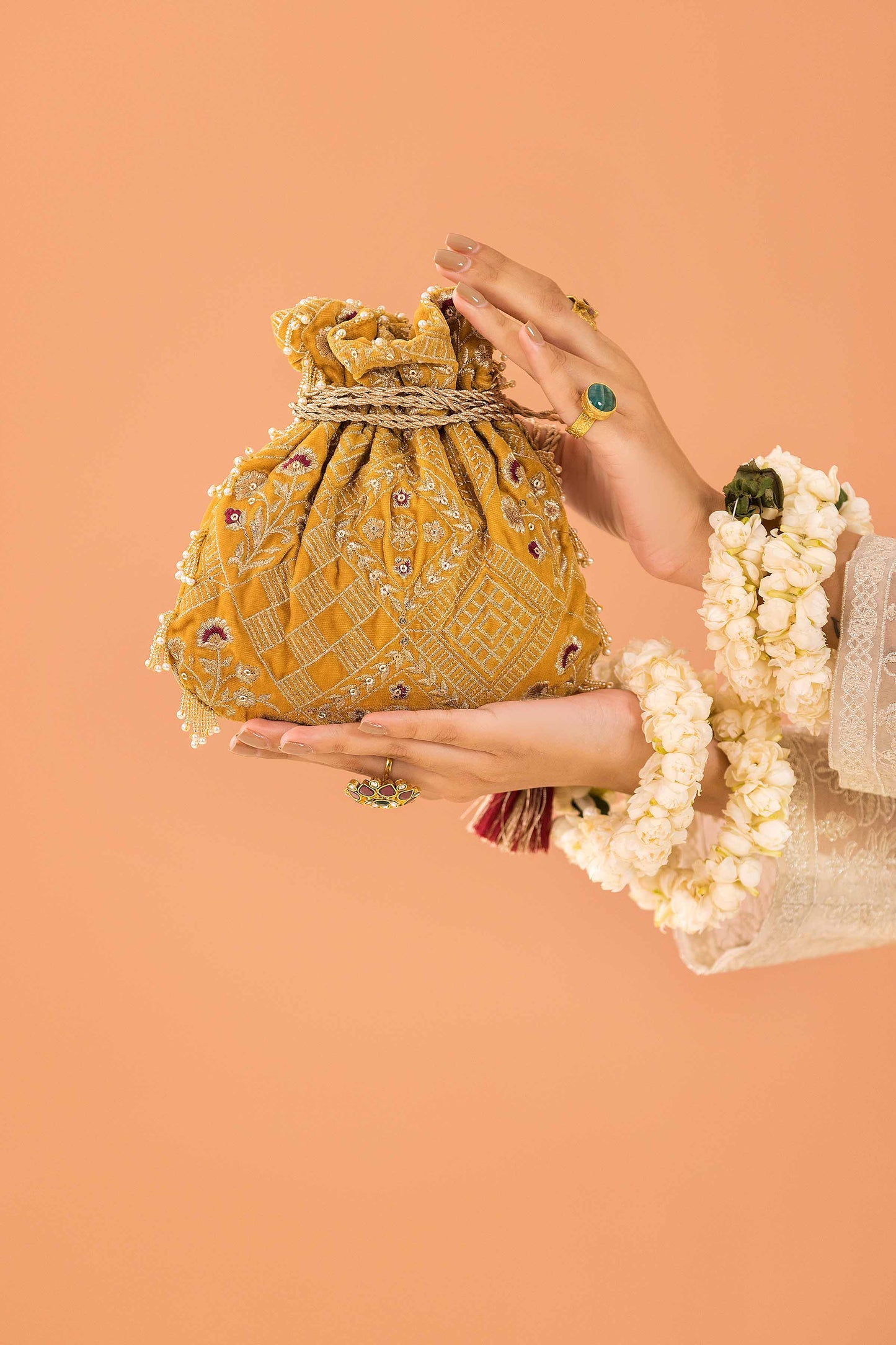 Nishat Linen - Embroidered Pouch - KFW23-94