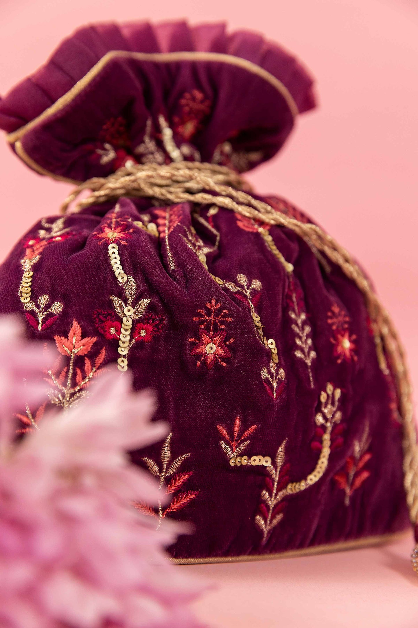 Nishat Linen - Embroidered Pouch - KFW23-95