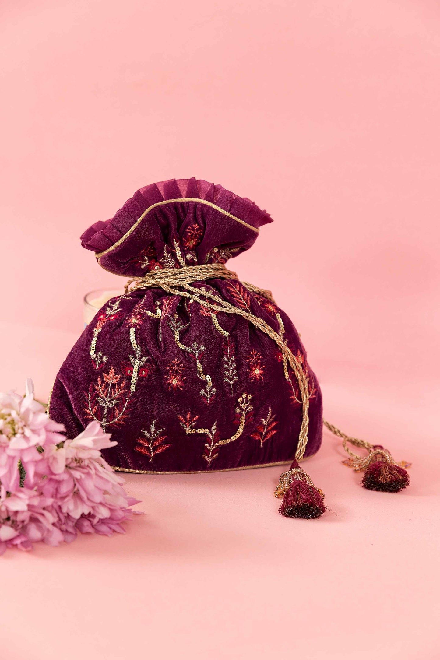 Nishat Linen - Embroidered Pouch - KFW23-95