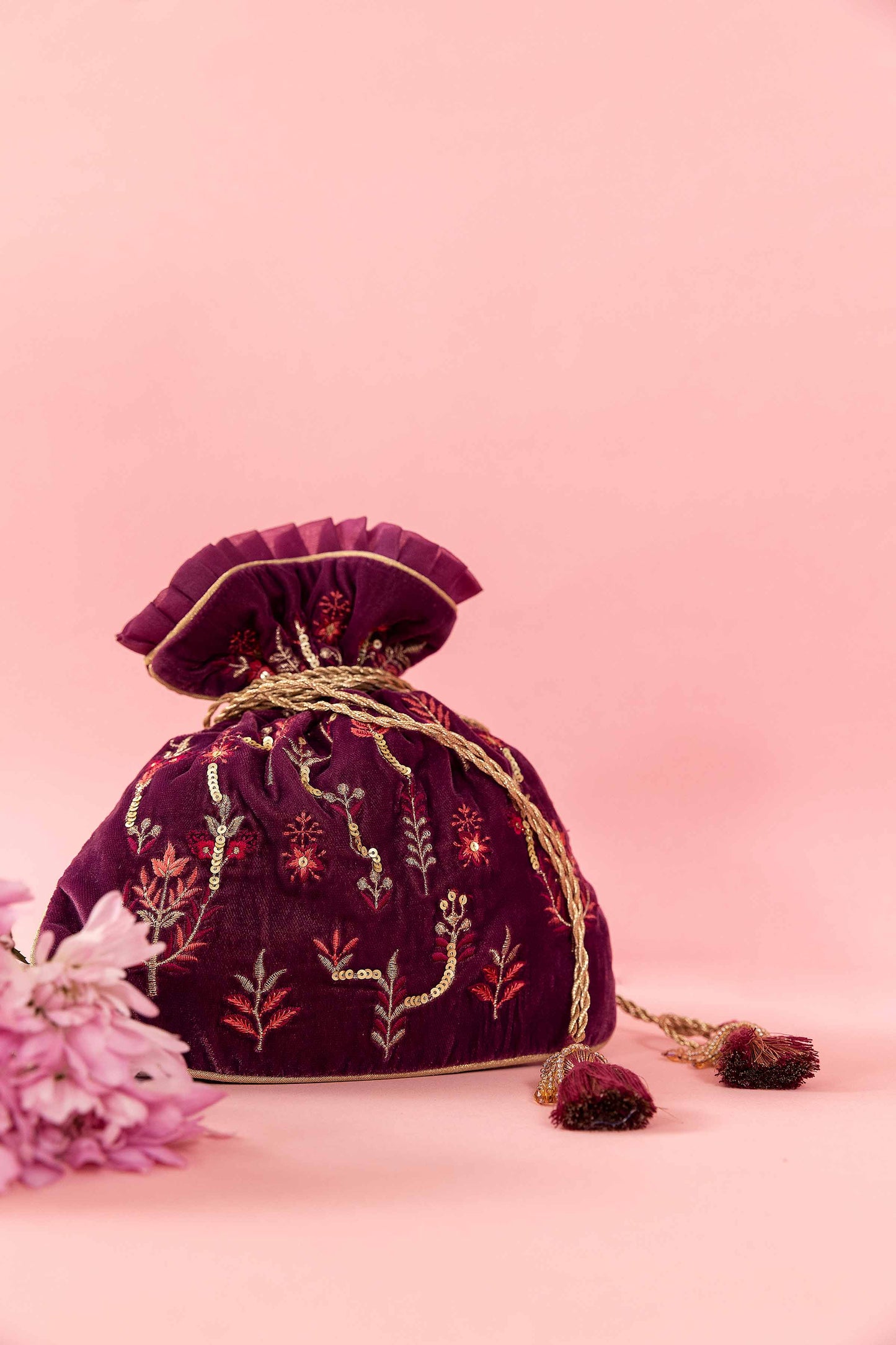 Nishat Linen - Embroidered Pouch - KFW23-95
