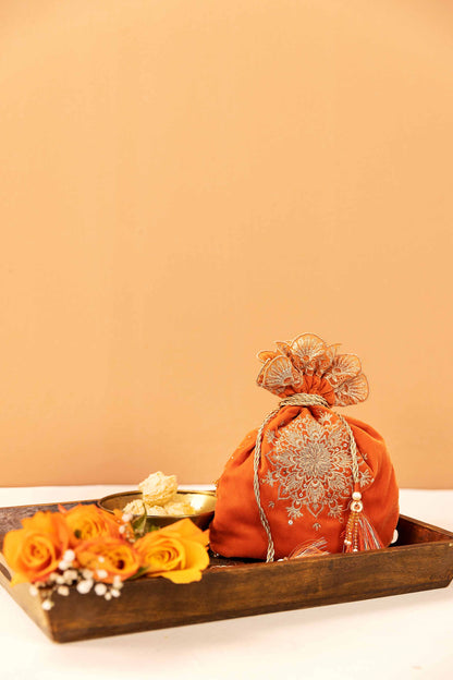 Nishat Linen - Embroidered Pouch - KFW23-96