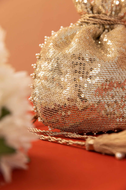 Nishat Linen - Embroidered Pouch - KFW23-97
