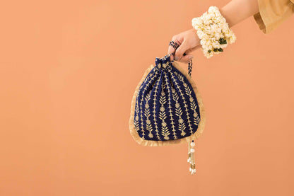 Nishat Linen - Embroidered Pouch - KFW23-98