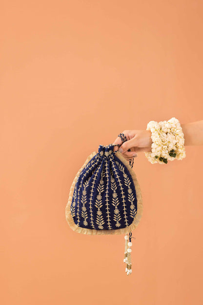 Nishat Linen - Embroidered Pouch - KFW23-98