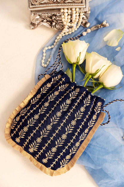 Nishat Linen - Embroidered Pouch - KFW23-98