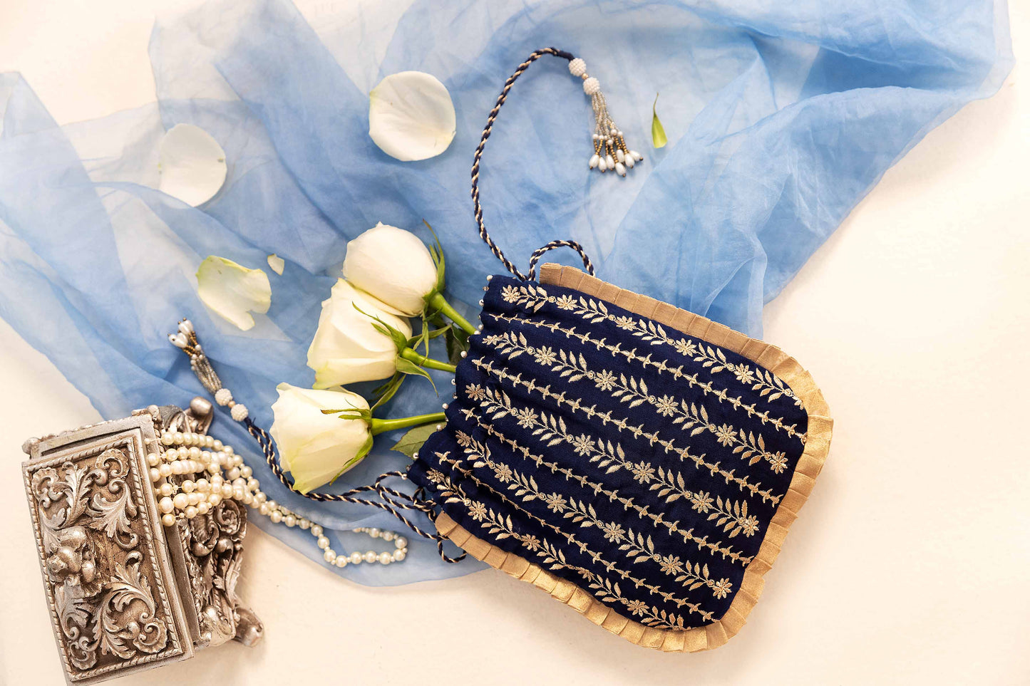 Nishat Linen - Embroidered Pouch - KFW23-98