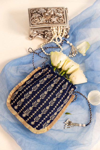 Nishat Linen - Embroidered Pouch - KFW23-98