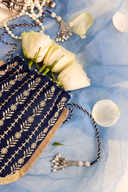 Nishat Linen - Embroidered Pouch - KFW23-98