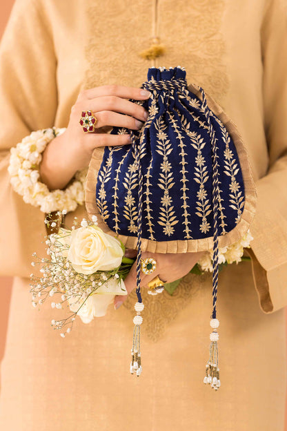 Nishat Linen - Embroidered Pouch - KFW23-98