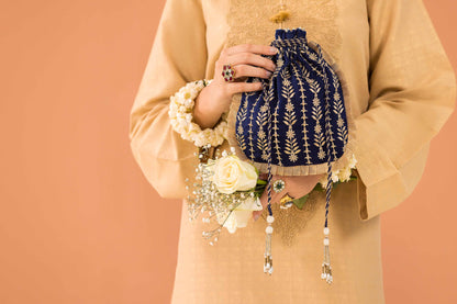Nishat Linen - Embroidered Pouch - KFW23-98