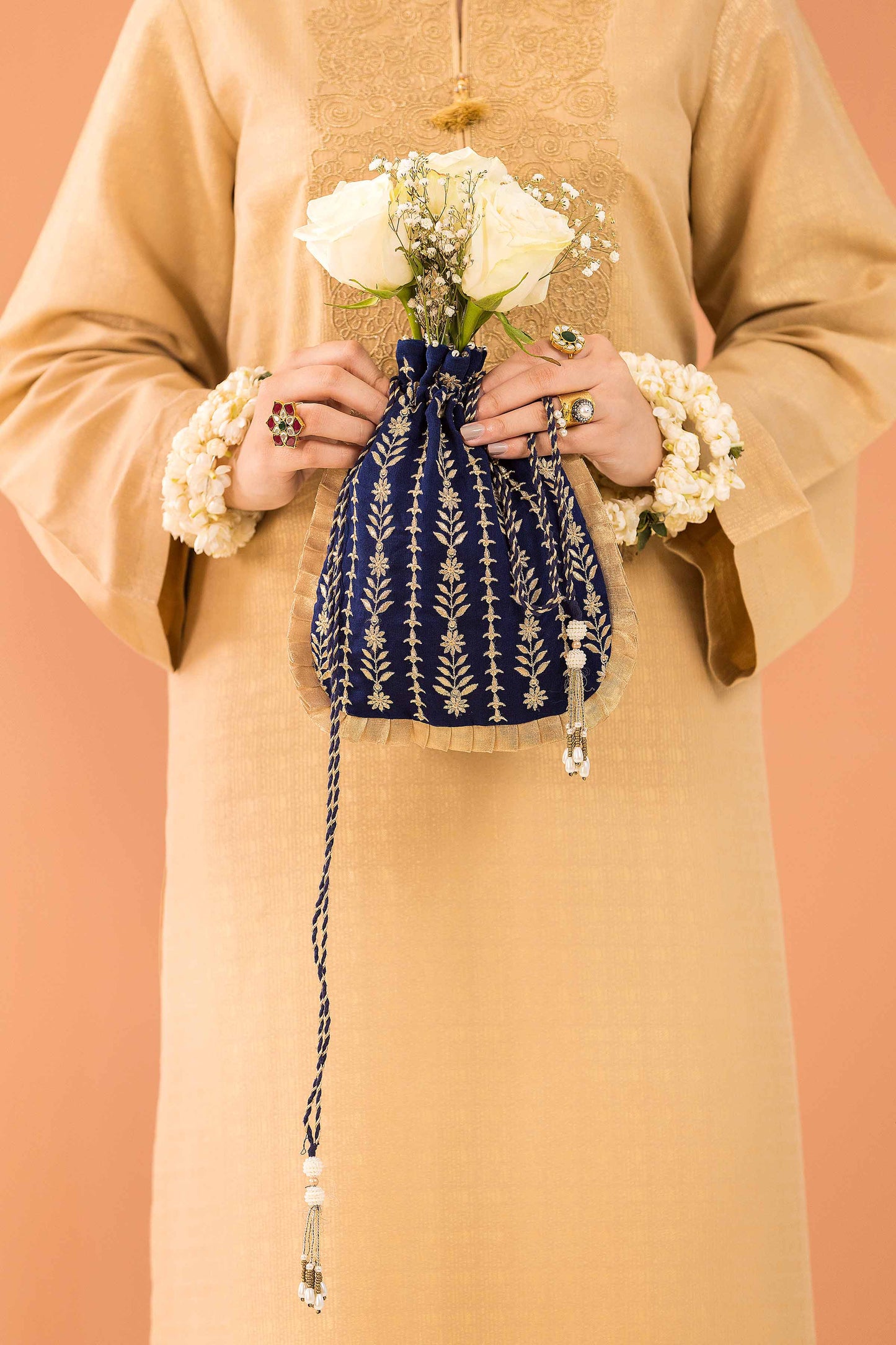 Nishat Linen - Embroidered Pouch - KFW23-98