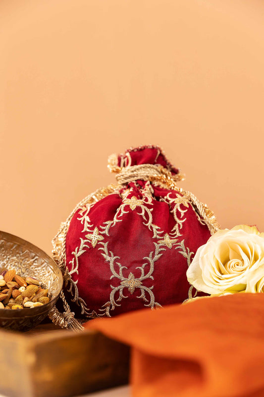 Nishat Linen - Embroidered Pouch - KFW23-99