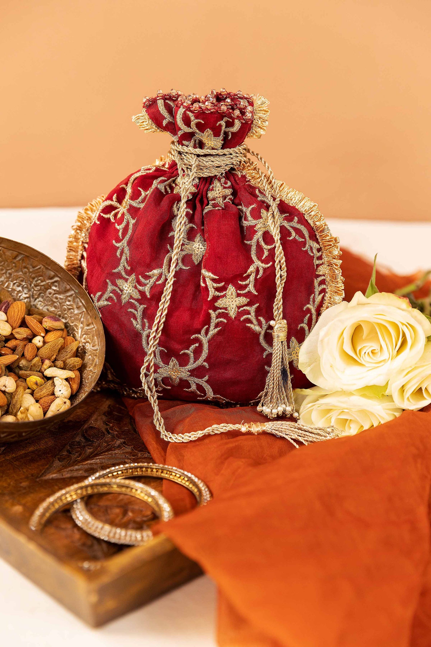 Nishat Linen - Embroidered Pouch - KFW23-99