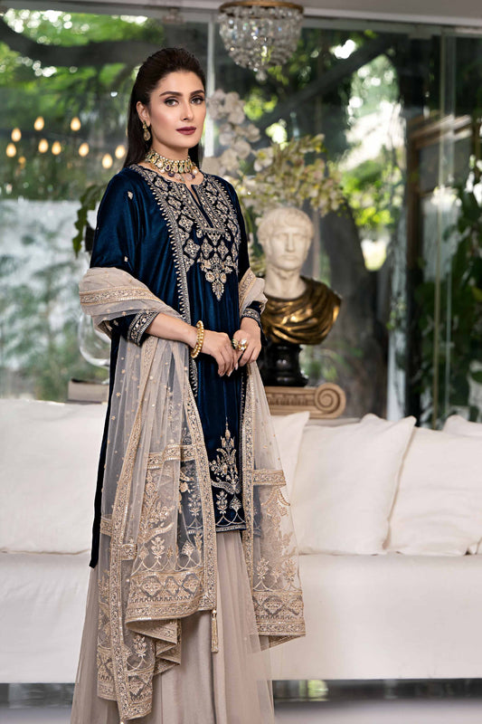 Nishat Linen - 3 Piece - Embroidered Suit - KFW23-02