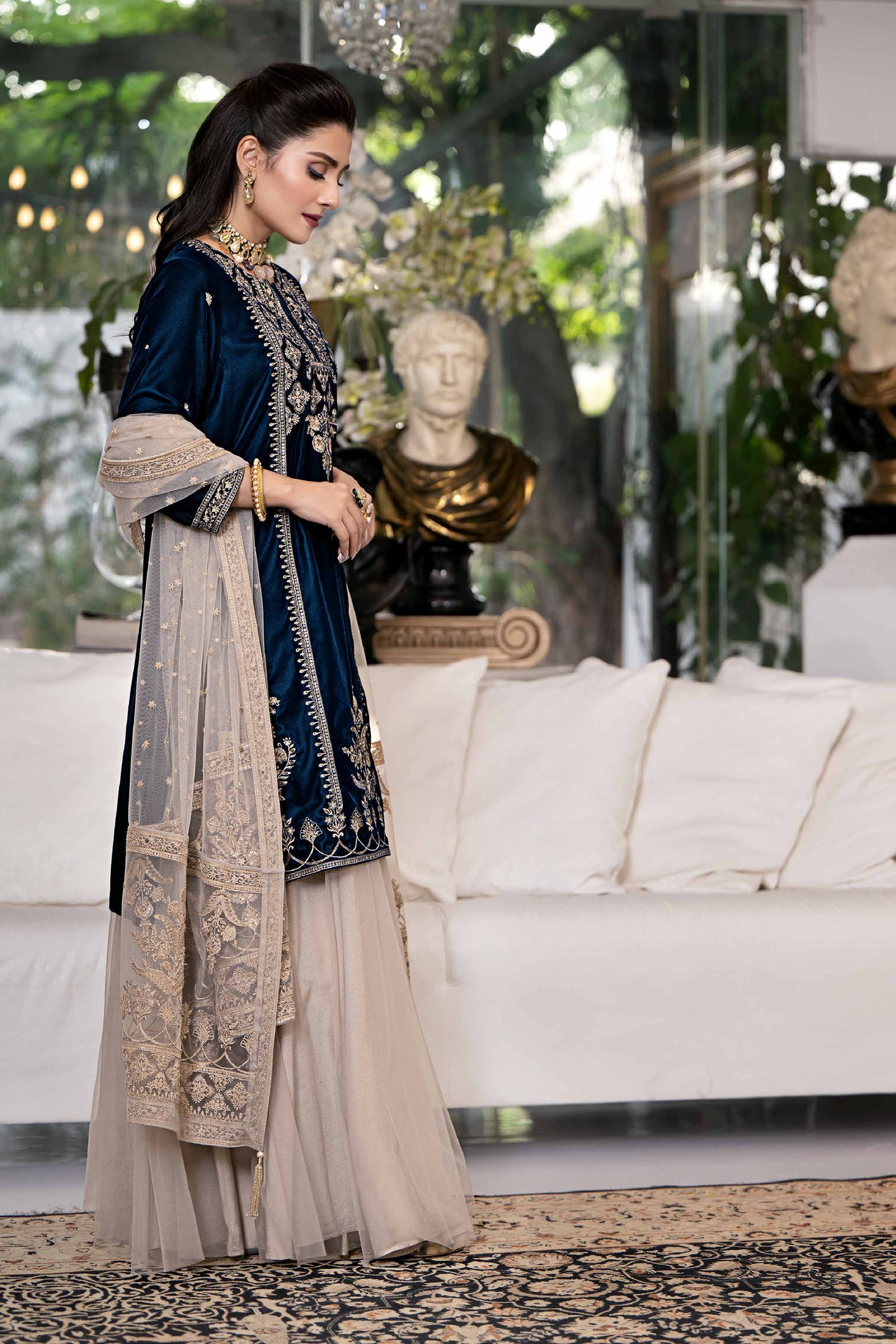 Nishat Linen - 3 Piece - Embroidered Suit - KFW23-02