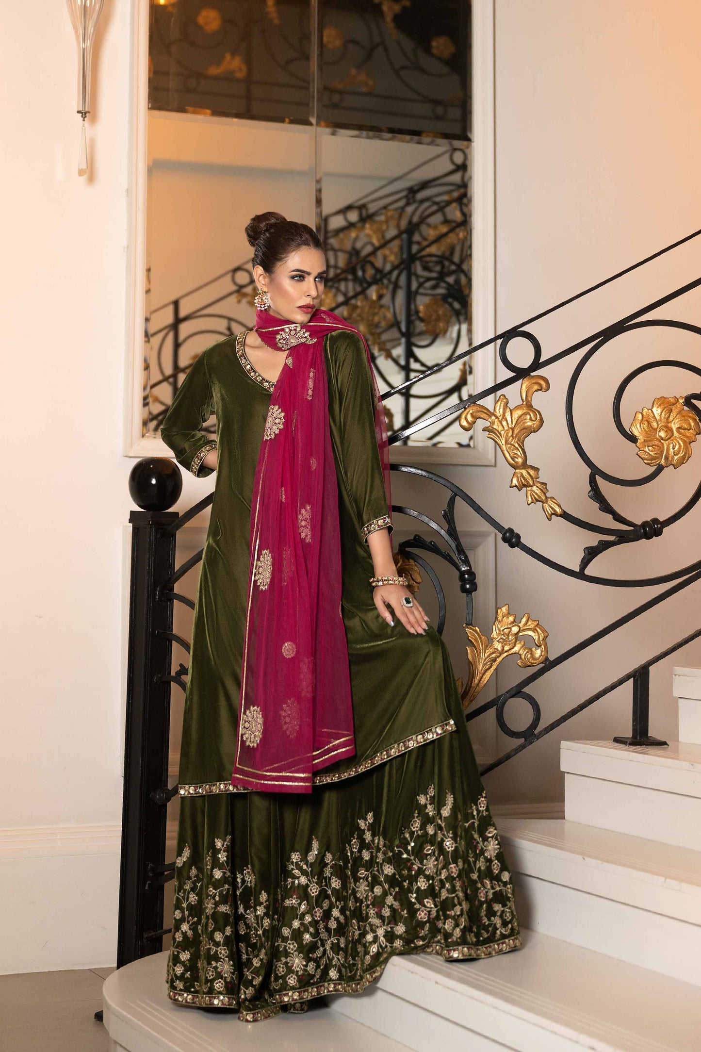 Nishat Linen - 3 Piece - Embroidered Suit - KFW23-05