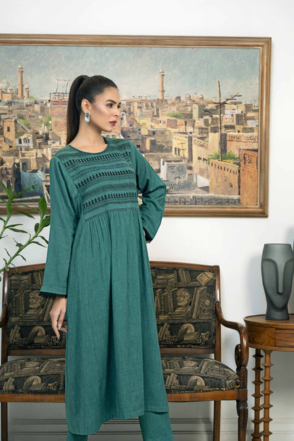 Nishat Linen - 2 Piece - Embroidered Suit - KFW23-06