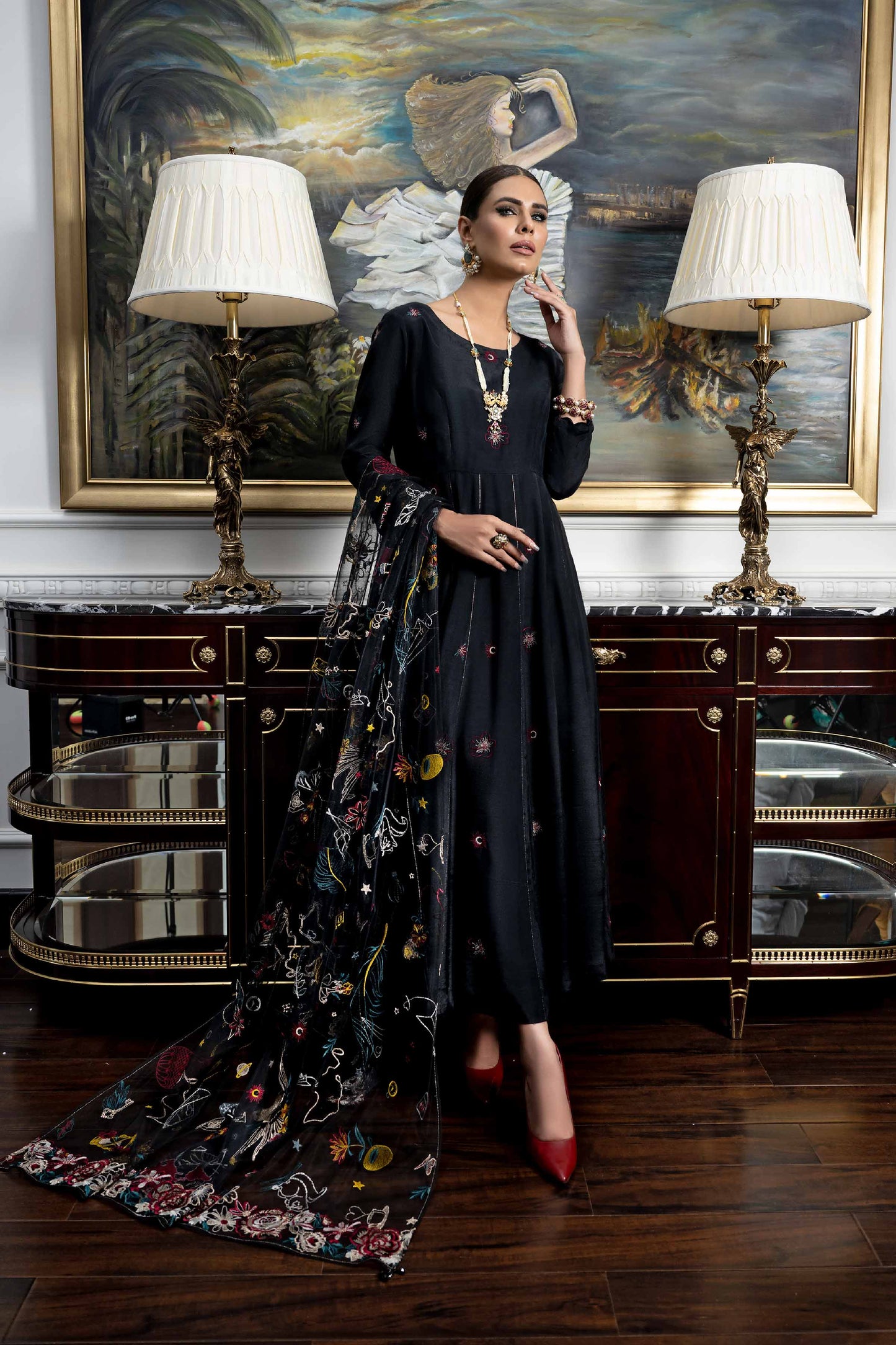 Nishat Linen - 2 Piece - Embroidered Suit - KFW23-07
